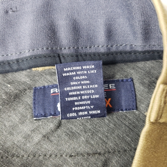 Roundtree and Yorke Total Flex Classic Fit Core Comfort Waistband Cuffed Pleated - Picture 8 of 14